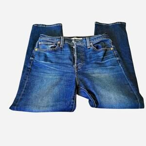 Levis Wedgie Dark Wash Jeans